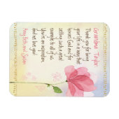 Grandma Tribute Custom Keepsake Magnet (Horizontal)