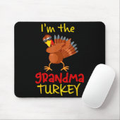 Grandma Turkey Matching Family Group Thanksgiving  Mousepad (Mit Mouse)