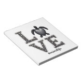 Grandma Turtle - Love Mimi Life Sea Turtle, Mimi T Notizblock (angewinkelt)