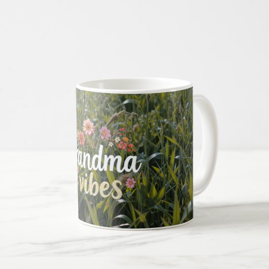 Grandma Vibes Kaffeetasse (VorderseiteRechts)