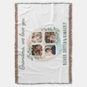 Grandma we love you 6 Photo Collage Eucalyptus Decke (Vorderseite Vertikal)