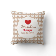 GRANDMA Wir Liebe Sie mit Hearts C07A