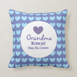 GRANDMA Wir Liebe Sie mit Herz und Lace C07 Kissen