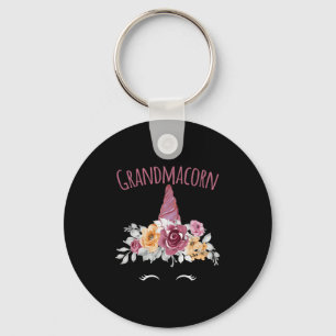 Grandmacorn Einhorn Oma Premium  Schlüsselanhänger