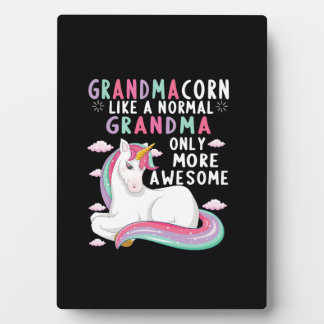 Grandmacorn Like A Normal Grandma Only More Awesom Fotoplatte