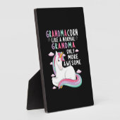 Grandmacorn Like A Normal Grandma Only More Awesom Fotoplatte (Seite)