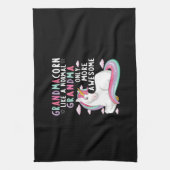 Grandmacorn Like A Normal Grandma Only More Awesom Geschirrtuch (Vertikal)