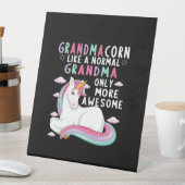 Grandmacorn Like A Normal Grandma Only More Awesom Sockelschild (In Situ)