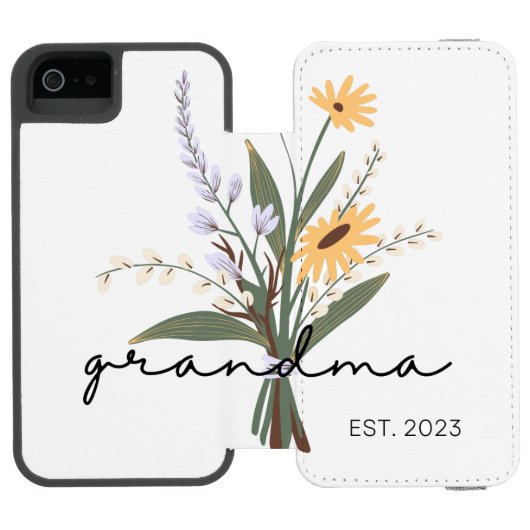#GrandmaEst.2023iPhone 6 Wallet Case Incipio iPhone Geldbeutel-Hülle (Folio Geöffnet)