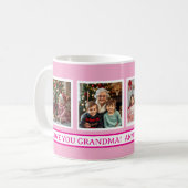 Grandma's Angels | 4 Photo Template Kaffeetasse (Vorderseite Links)