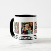 Grandma's Angels | 4 Photo Template Tasse (Vorderseite Links)
