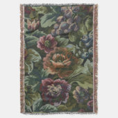 Grandma's Comfy Vintage Floral Dopp Kit Decke (Vorderseite Vertikal)