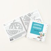 GRANDMA'S COOKBOOK Personalisiertes leeres Rezept Notizblock (Innenseite)