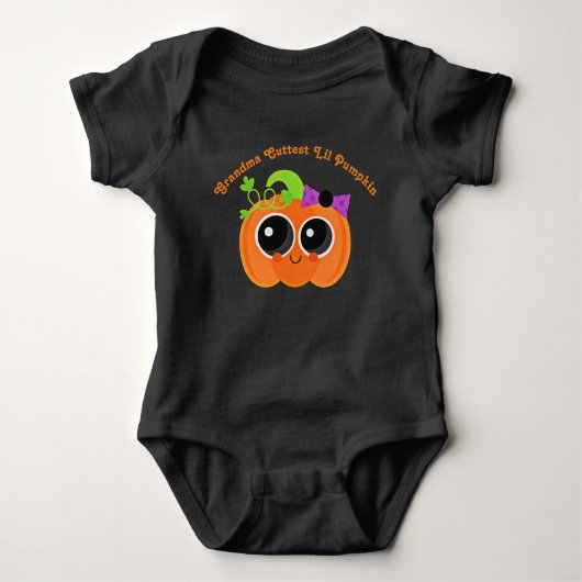 Grandmas Cuttest Lil Pumpkin Baby Strampler (Vorderseite)