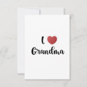 Grandma's Day I Love Grandma Heart Explosion Gift Dankeskarte (Vorderseite)