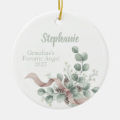 Grandma's Favorite Angel Keramik Ornament (Vorne)