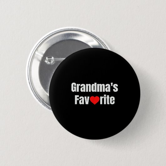 Grandma's Favorite  Button (Vorne & Hinten)