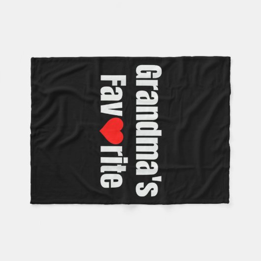 Grandma's Favorite  Fleecedecke (Vorderseite (Horizontal))