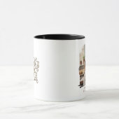 Grandma's Favorite Floral Typography Photo Tasse (Zentrum)