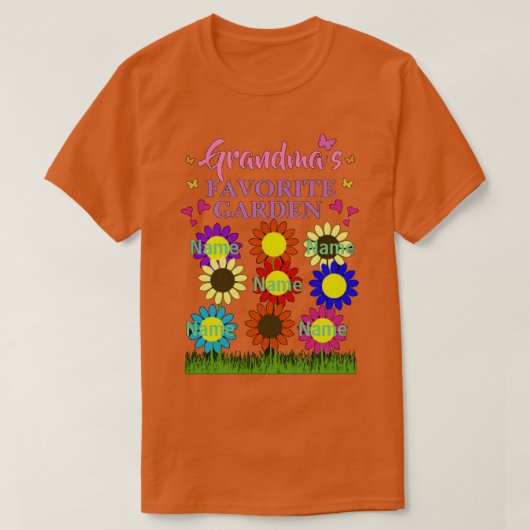 Grandmas Favorite Garden T-Shirt (Design vorne)