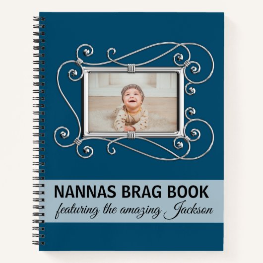 Grandmas Foto Brag Book Notizblock (Vorderseite)