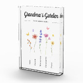 Grandma's Garden Blüte 5 Enkel Fotoblock (Rechts)