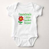 Grandma's Garden Helper Baby Strampler (Vorderseite)