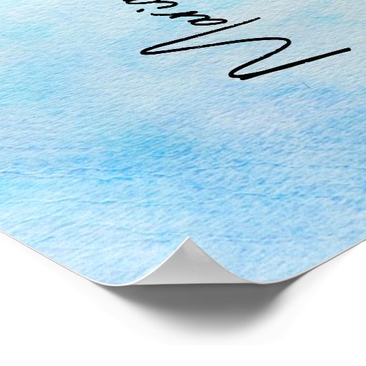 Grandmas Garden | Personalisierte Familienkunst Poster (Ecke)