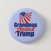 Grandmas gegen Trump Button (Vorderseite)
