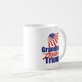 Grandmas gegen Trump Kaffeetasse (VorderseiteRechts)