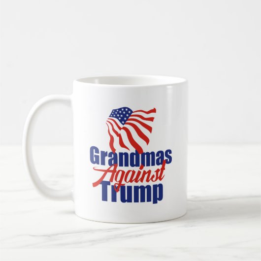 Grandmas gegen Trump Kaffeetasse (Links)