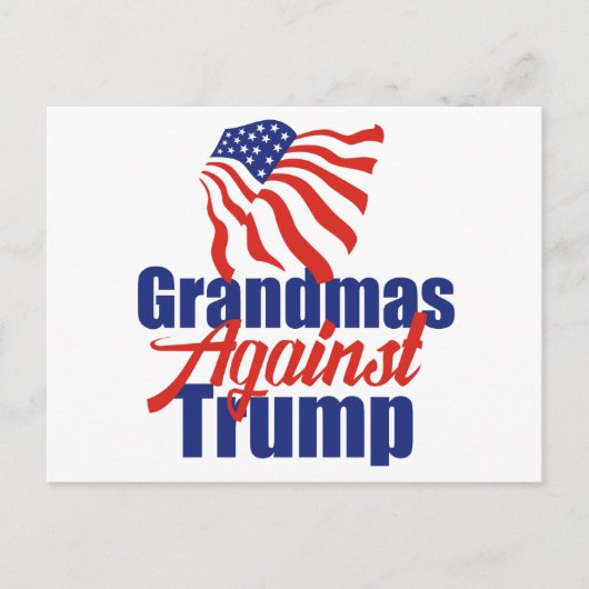 Grandmas gegen Trump Postkarte (Vorderseite)