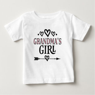 Grandmas Girl Niedlich Grandtochter Geschenk Baby T-shirt
