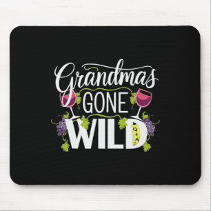 Grandmas Gone Wilde Mütter Tag Wein Partying Drink Mousepad