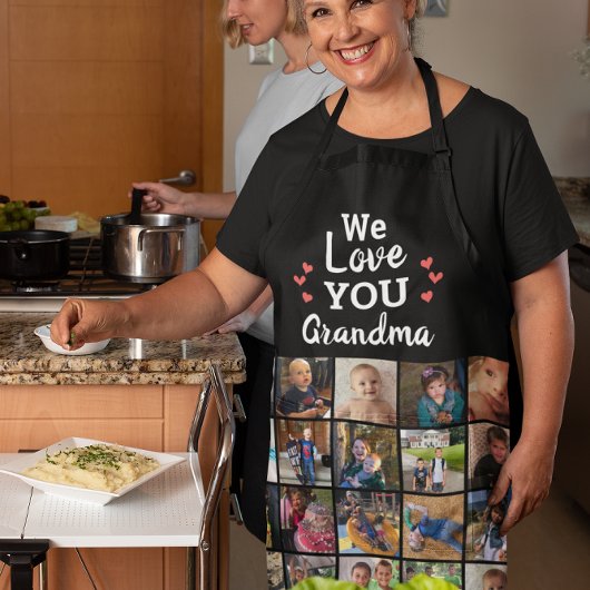 Grandmas Grandkids 20 FotoCollage Keepake Schürze