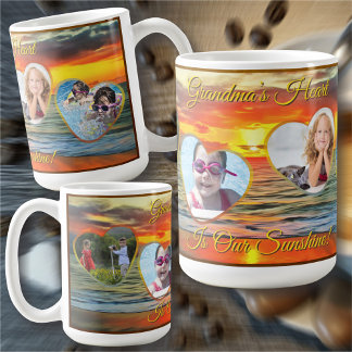 Grandma's Heart is Our Sunshine 1738 Kaffeetasse