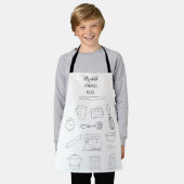 Grandmas Helper Küche Kochen Backmonogramm Schürze (Getragen)