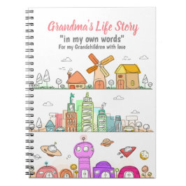 Grandmas Journal zur Aufzeichnung des Lebens von G Notizblock