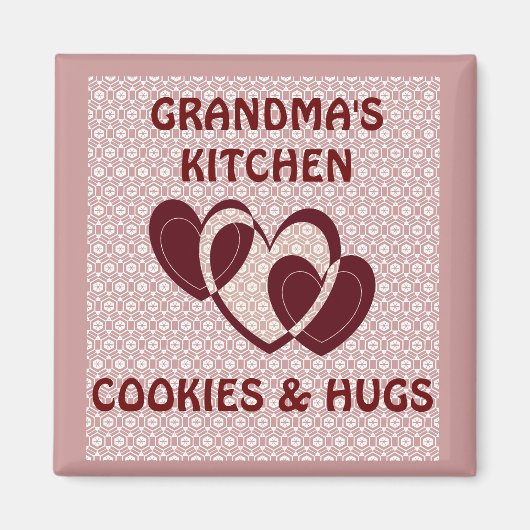 GRANDMAS KÜCHE/COOKIES UND HUGS MAGNET (Vorne)