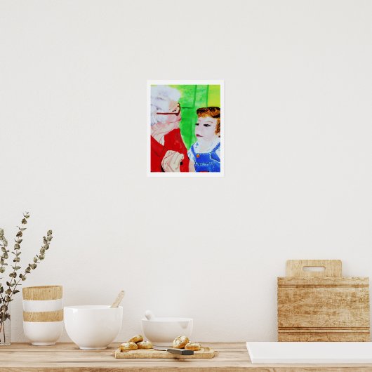 GRANDMAS LIEBE Poster (Küche)