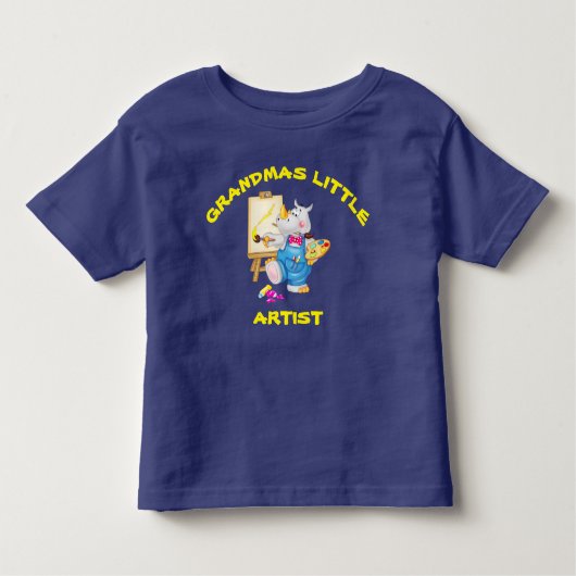 Grandmas Little Artist Kleinkind T-shirt (Vorderseite)