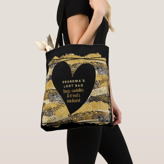 Grandmas Loot Bag Schläger und Leckereien verschlo Tasche (Von Nahem)