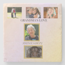 Grandma's Love Tribute - Gold Border Design