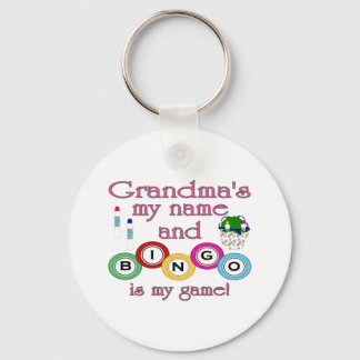 Grandmas mein Name Bingo ist mein Spiel Schlüsselanhänger