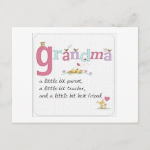 Grandmas Postkarte