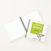 GRANDMA'S RECIPS Personalisiertes Leere Cookbook N Notizblock (Innenseite)