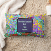 Grandma's Rules Lumbar Pillow Lendenkissen (Decke)