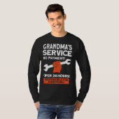Grandmas Service No Payment Open 24 Hours   Grandm T-Shirt (Vorne ganz)