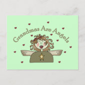 Grandmas sind Engel T - Shirt und Geschenke Postkarte (Vorderseite)