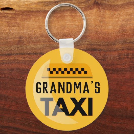 Grandma's Taxi Keychain Schlüsselanhänger (Vorderseite)